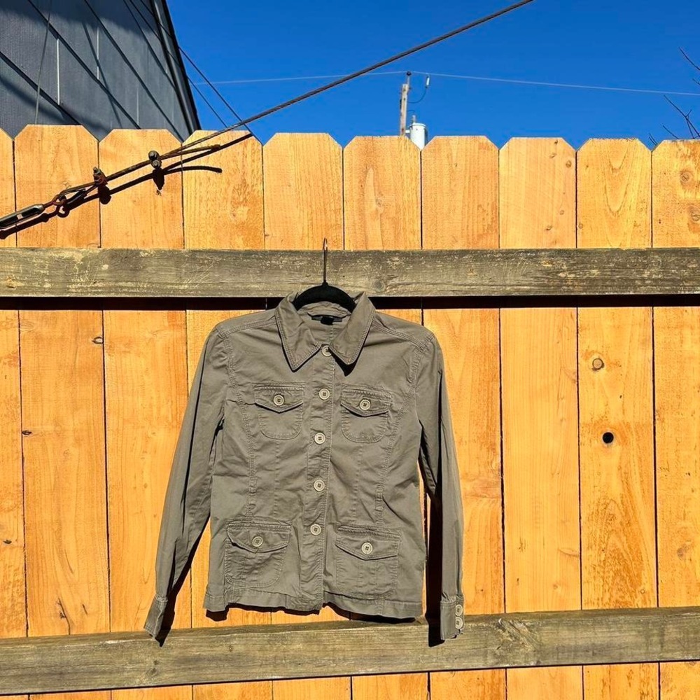 Olive y2k‎ cargo jacket size small